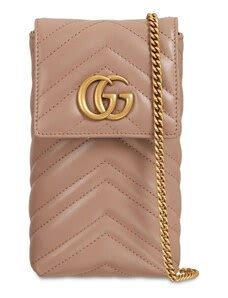 portacellulare gucci|Gucci leather shoulder bag.